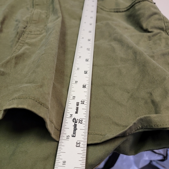 Universal Thread Olive Green Short Sleeve Denim Collared Jumpsuit Romper Size 17 - Picture 6 of 6